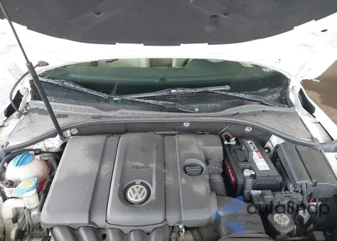 2013 Volkswagen Passat 2.5L Sel из США, поврежденный, VIN 1VWCP7A37DC100365